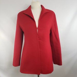 Valerie Stevens Jackets & Coats - Valerie Stevens Red Wool Angora Cashmere Blazer Valerie Stevens Jackets & Coats - Valerie Stevens Red Wool Angora Cashmere Blazer